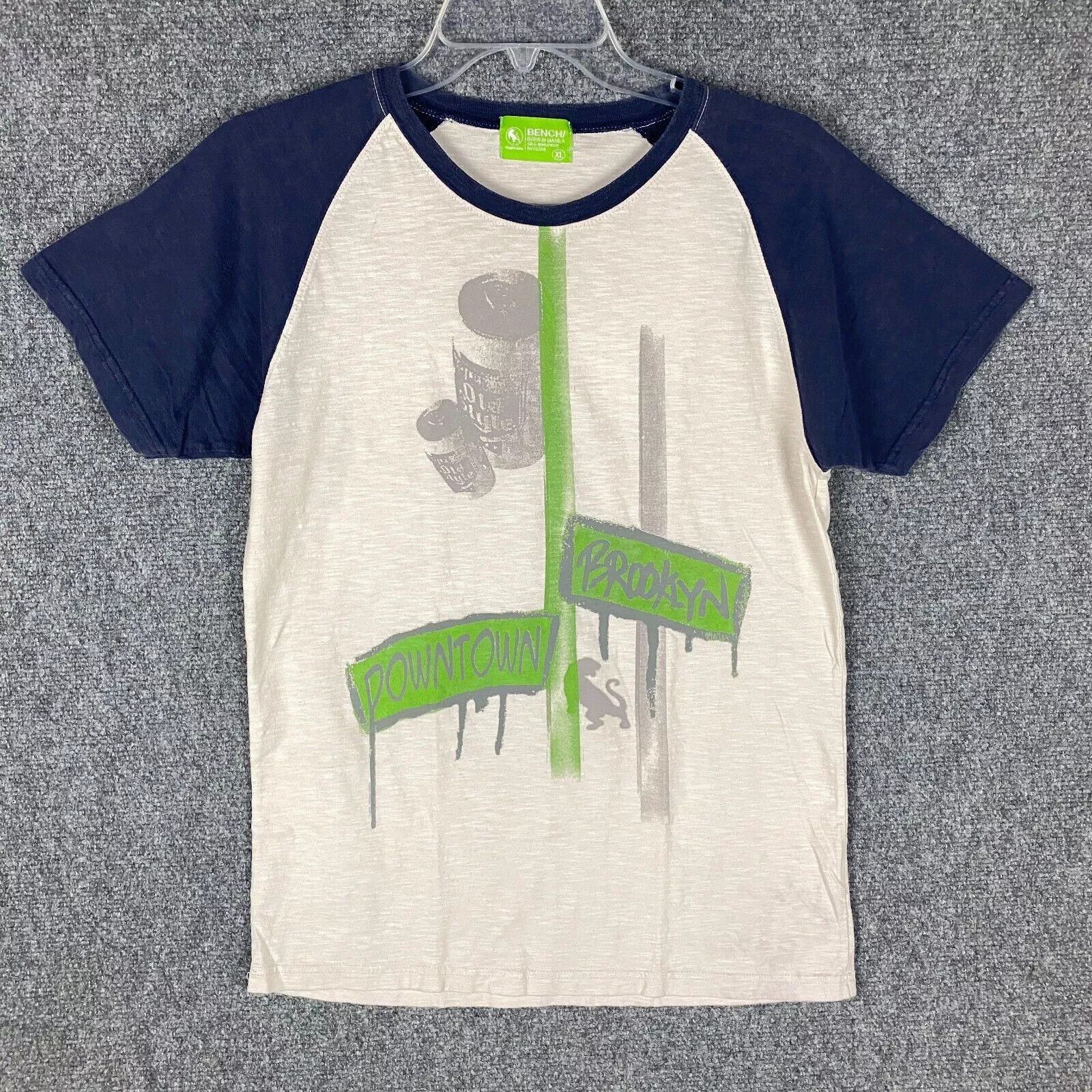 Bench Bench T-Shirt Men's XL Short Sleeve 100% Combed Cotton Size US XL / EU 56 / 4 - 1 Thumbnail