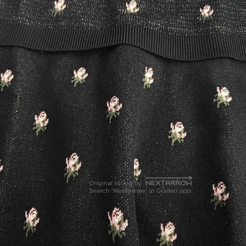 Valentino Valentino Summer black viscose women's short sleeve midi d Size XS / US 0-2 / IT 36-38 - 7 Thumbnail