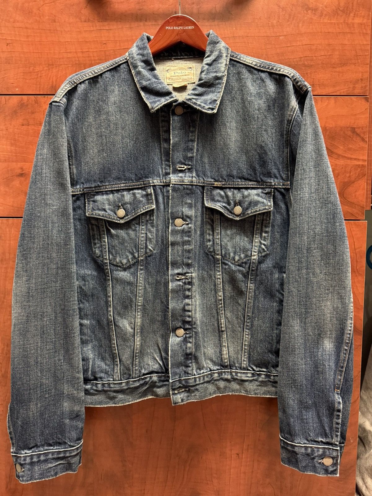 Polo Ralph Lauren Heavyweight Polo Ralph Lauren Jean Jacket Size US XL / EU 56 / 4 - 1 Thumbnail