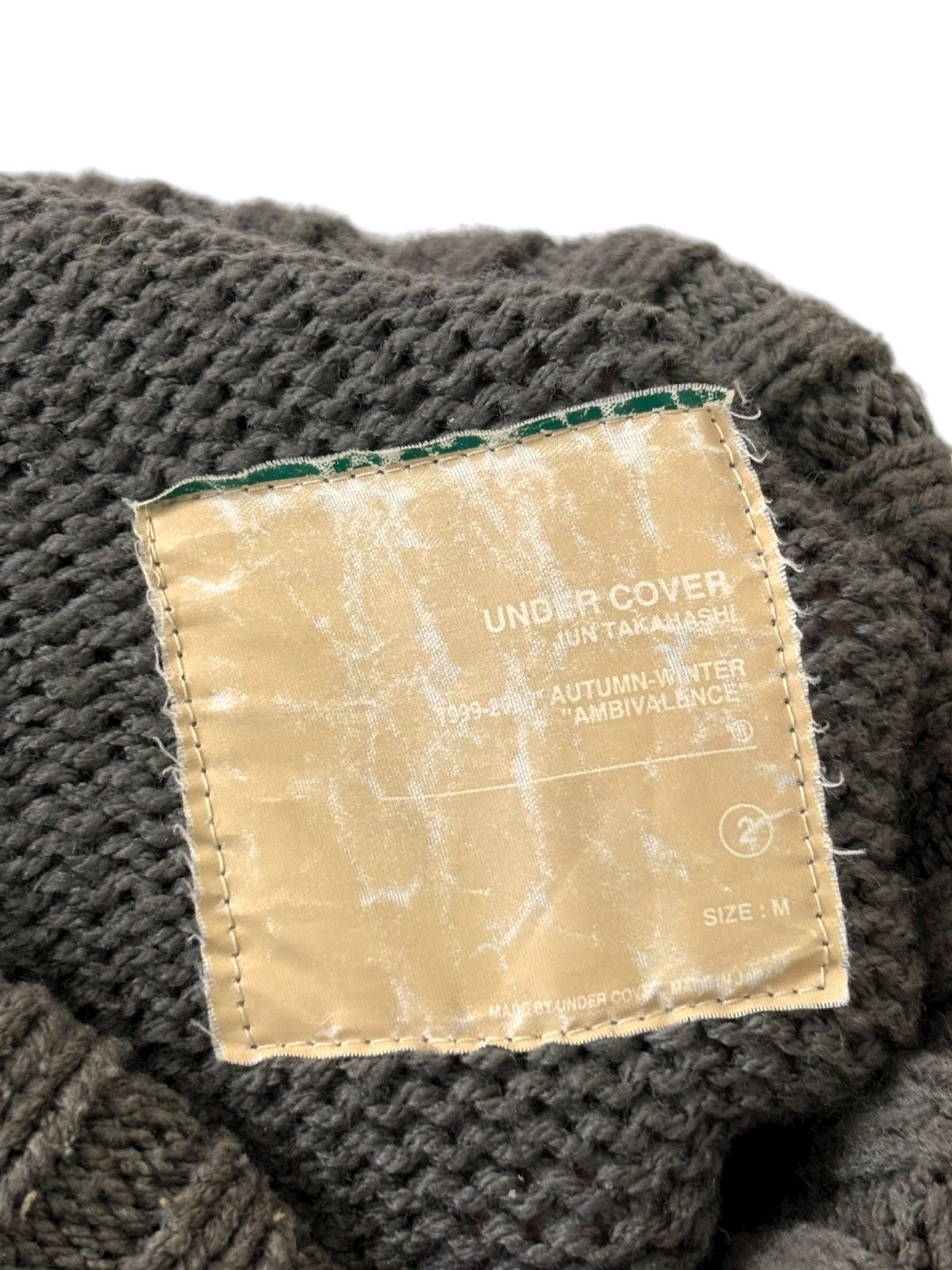 Undercover AW99 ‘Ambivalence’ turtleneck sweater Size US M / EU 48-50 / 2 - 4 Thumbnail