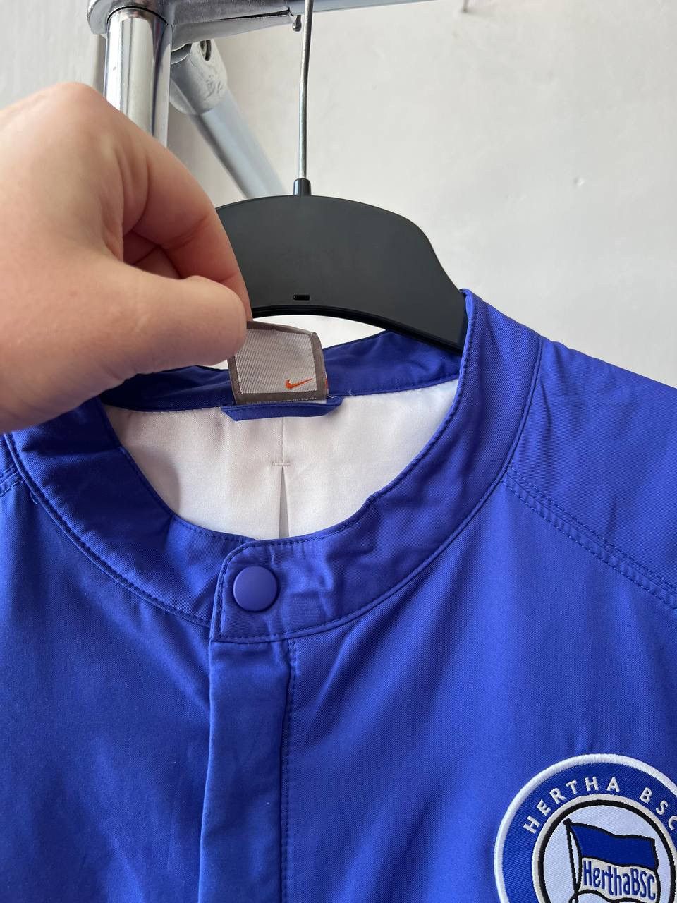 Nike 2007/08 HERTHA BSC BERLIN NIKE TRAINING VINTAGE SOCCERJACKET Size US L / EU 52-54 / 3 - 8 Thumbnail