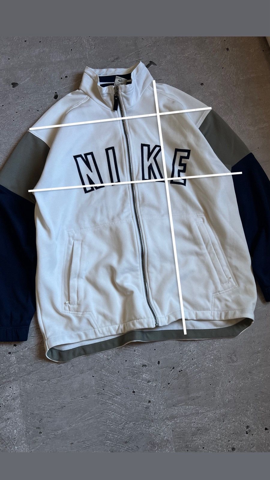 Nike Vintage Nike Full Zip Jacket Navy Men’s Retro Style Size M Size US M / EU 48-50 / 2 - 2 Thumbnail