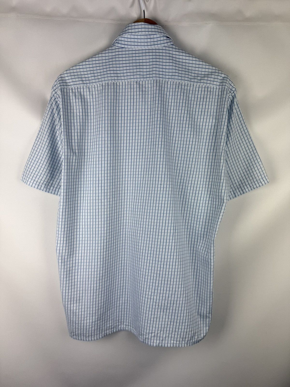 Yves Saint Laurent YSL Yves Saint Laurent Vintage 90s S/S Plaid Button Up Shirt Size US L / EU 52-54 / 3 - 14 Thumbnail