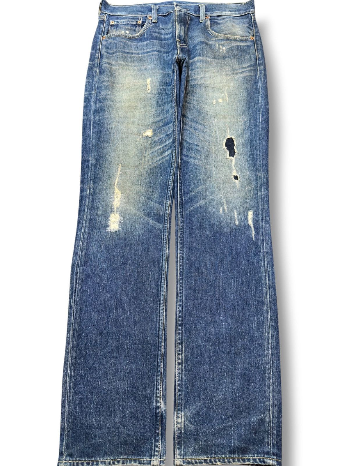 Levi's Vintage Clothing Vintage Levi’s 519 Slim Mudwash Grunge Distressed Denim Size US 32 / EU 48 - 1 Thumbnail