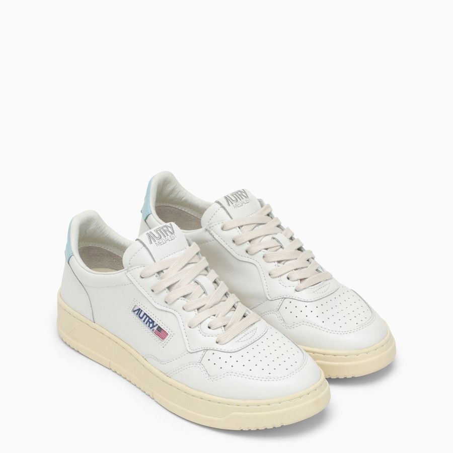AUTRY o1d2blof0824 Low-Top Trainers in White & Light Blue Size US 11 / IT 41 - 2 Thumbnail