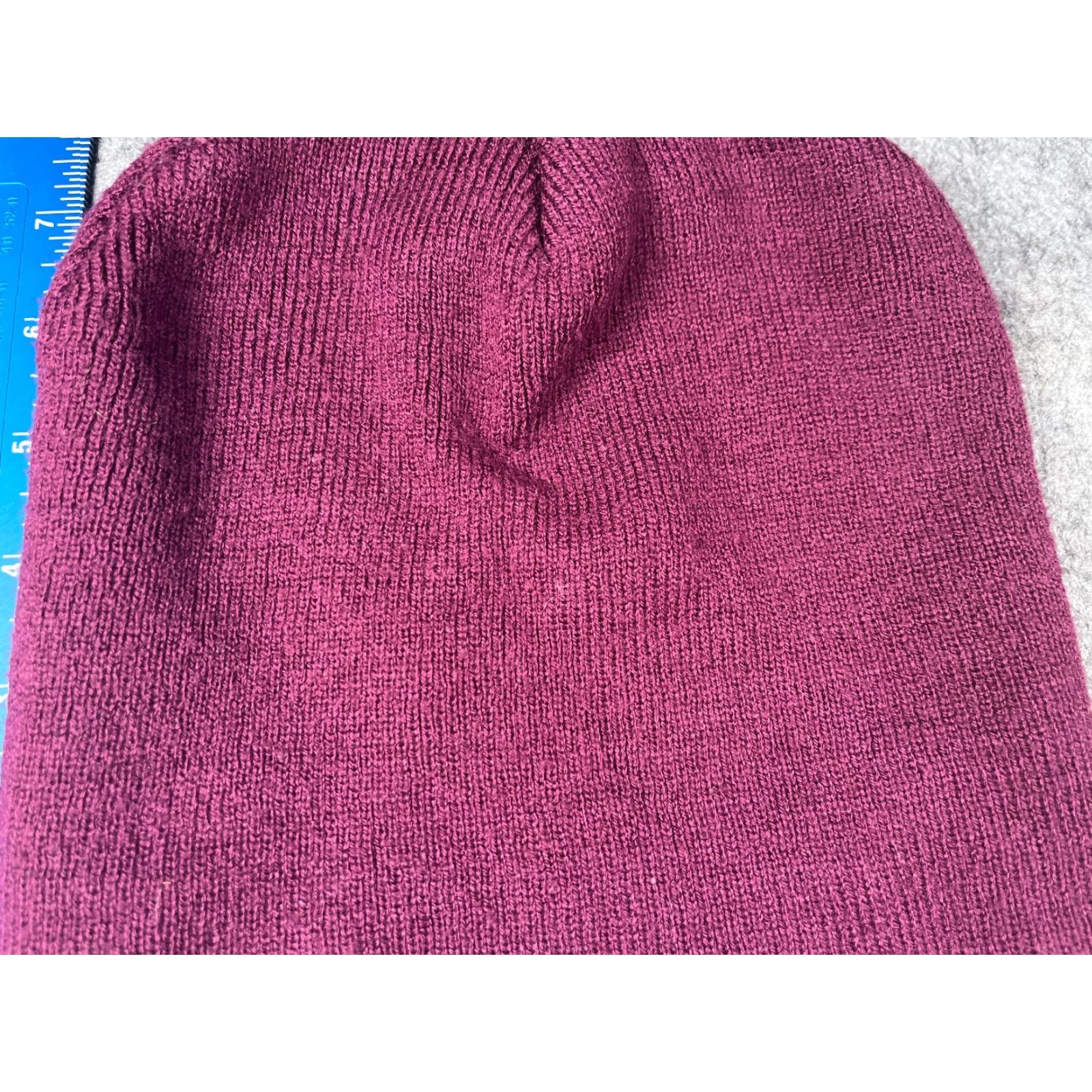 Walmart Walmart Beanie Hat Unisex Adults One Size Purple Knit 100% Acrylic Beanie Ski Season Winter Fall Spring Summer Mens Womens Boys Girls Size ONE SIZE - 2 Thumbnail