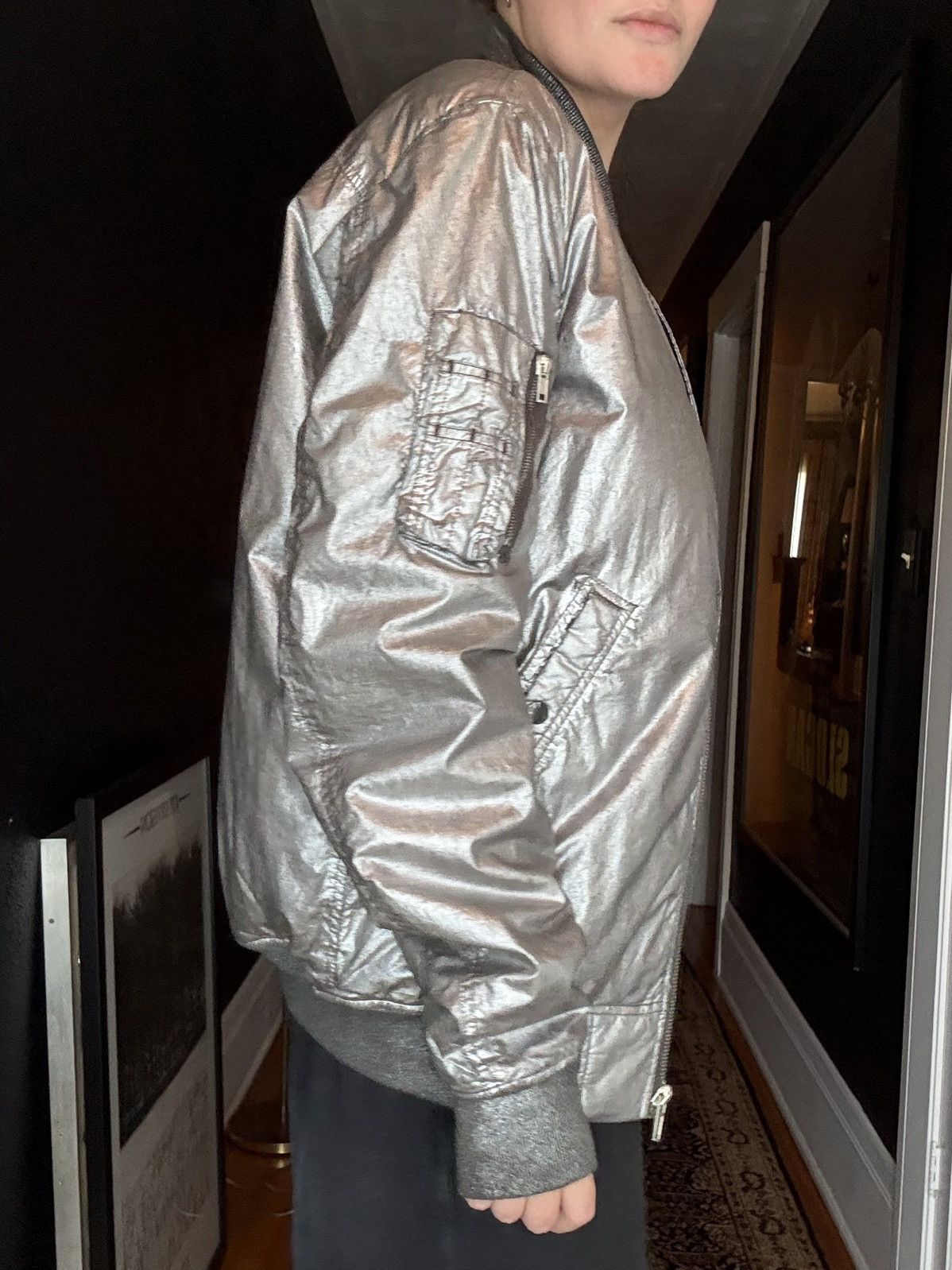 Rick Owens Rick Owens silver jacket Size US M / EU 48-50 / 2 - 4 Thumbnail