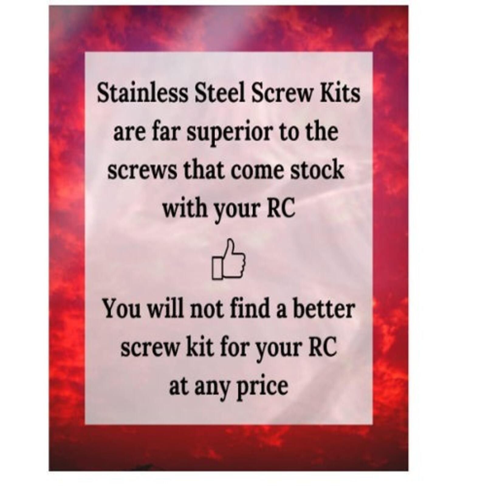 Branded Leather Stainless Screw Kit Arrma RC Kraton 6S BLX Ver.4(#106040) Size ONE SIZE - 4 Thumbnail
