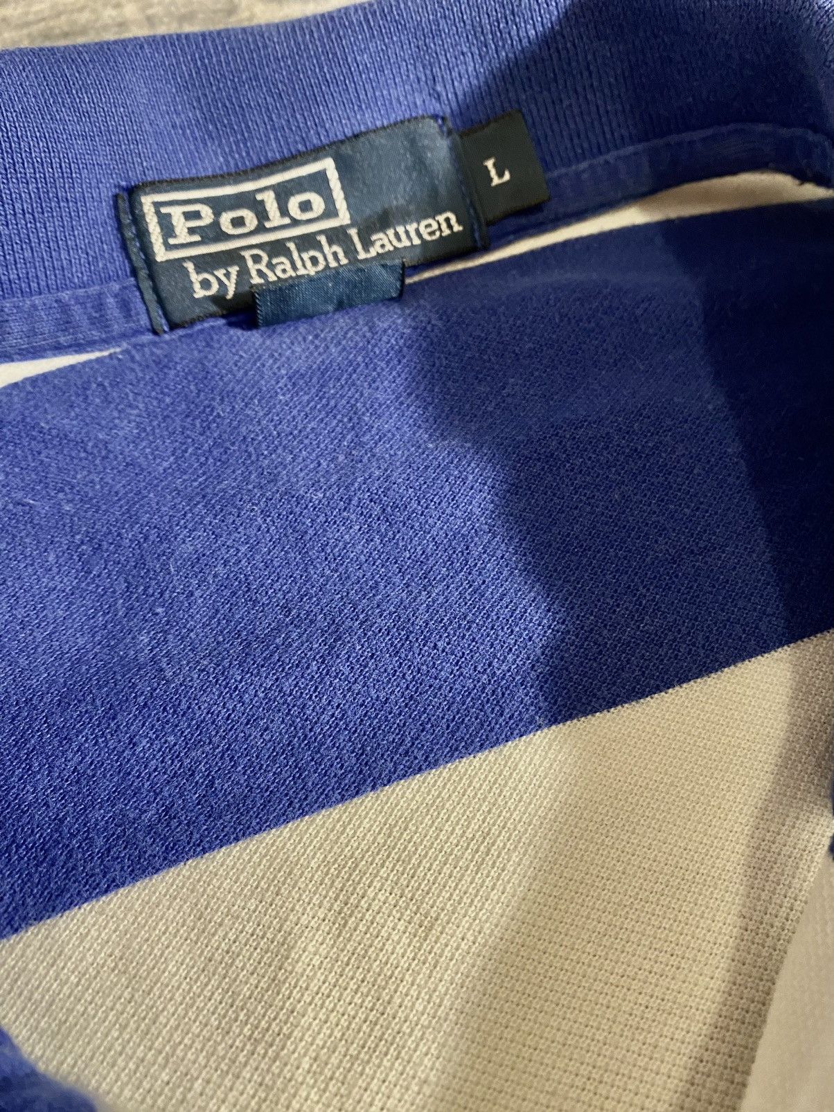 Polo Ralph Lauren × Vintage Vintage Polo Ralph Lauren Rugby Stripe Polo Shirt – Late 90s Size US L / EU 52-54 / 3 - 3 Thumbnail