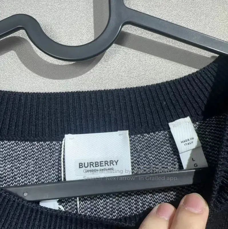 Burberry Burberry Men's Wool Blend Knit Sweater. Size US L / EU 52-54 / 3 - 4 Thumbnail