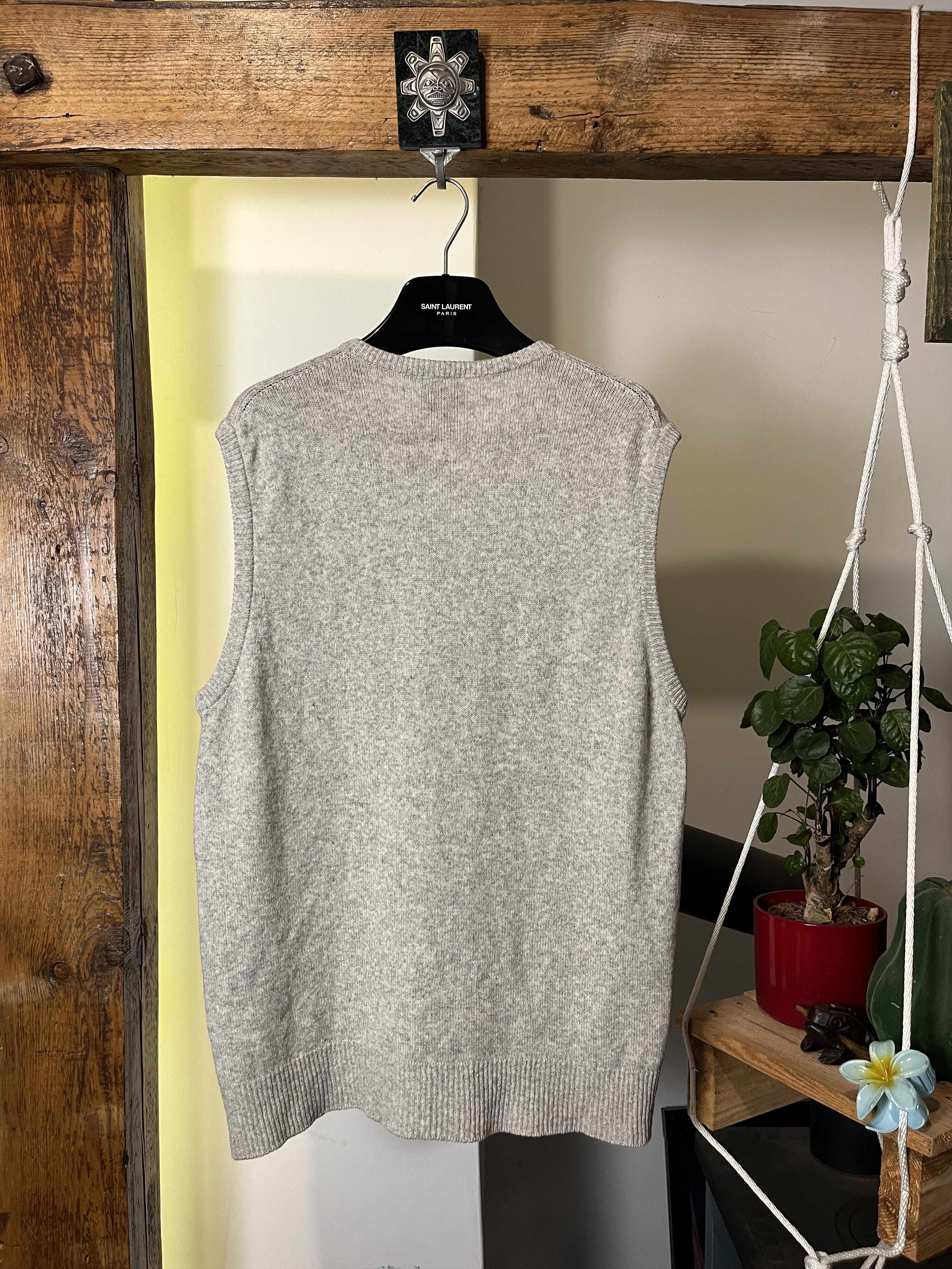 Nike × Vintage 90s Nike Golf Swoosh Wool Vest Knitwear Size US M / EU 48-50 / 2 - 2 Thumbnail