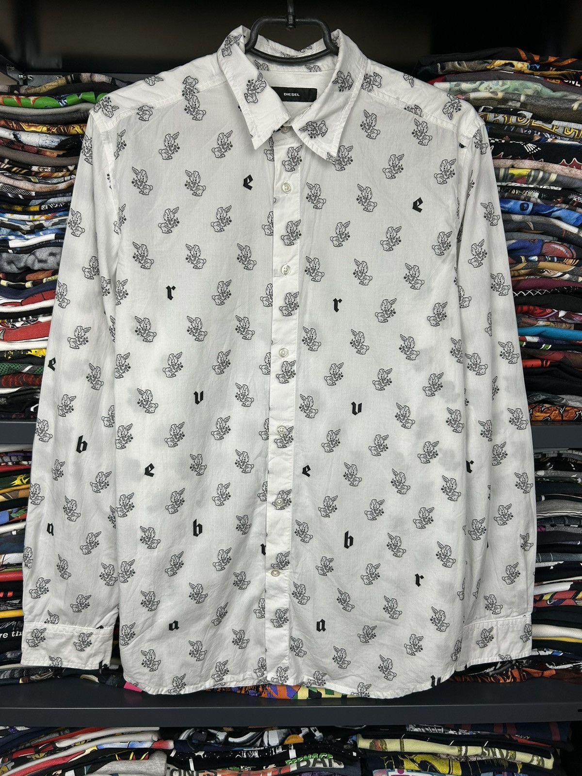Diesel Diesel Rabbit Logo Shirt Size US L / EU 52-54 / 3 - 1 Thumbnail
