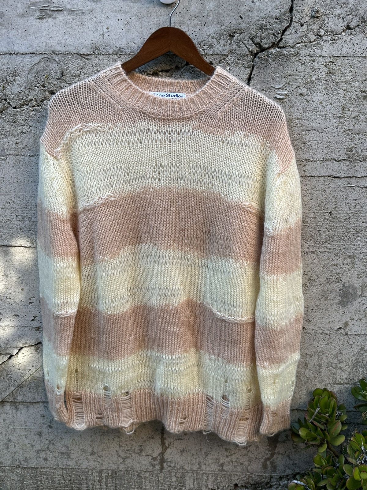 Acne Studios RARE GRAIL Acne Studios distressed Italian Kurt cobain knit Size US L / EU 52-54 / 3 - 3 Thumbnail