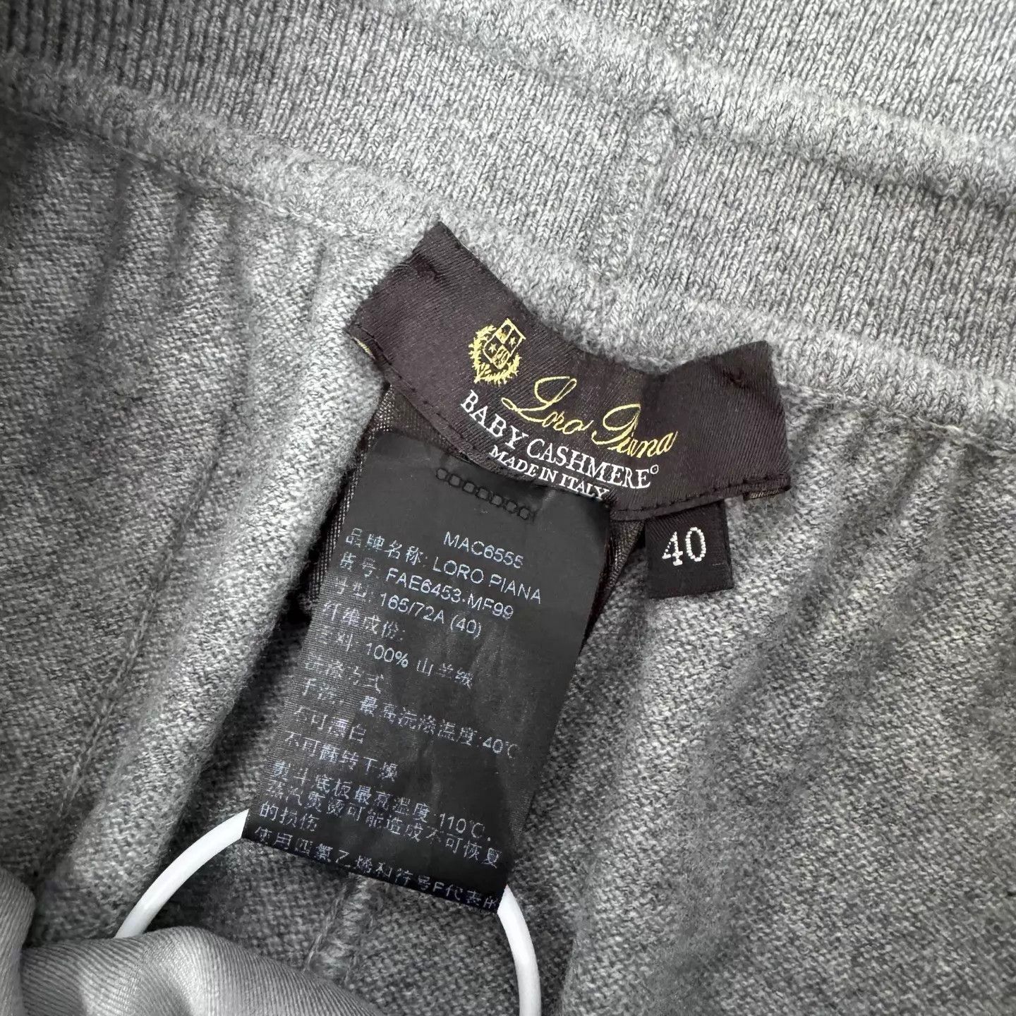 Loro Piana Loro Piana 100% Cashmere Gray Casual Trousers 40 99New Size 27" / US 4 / IT 40 - 5 Thumbnail