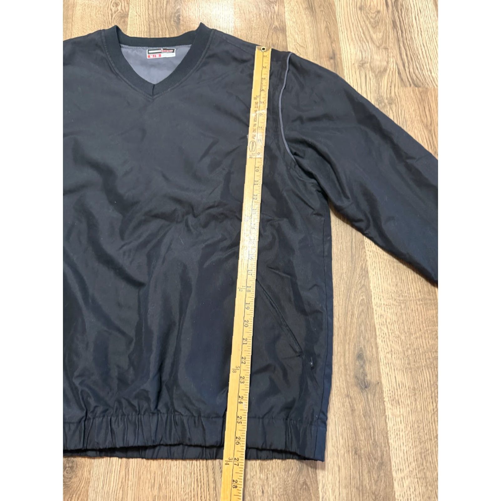 Vintage Grand Slam Sweater Mens Size M Black Pullover V-Neck Windbreaker Knit Long Sleeve Casual Regular Sweatshirt Size US M / EU 48-50 / 2 - 7 Thumbnail