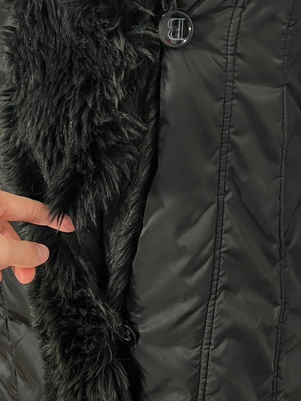 Balmain Balmain Long Black Coat Faux Fur Size S / US 4 / IT 40 - 6 Thumbnail