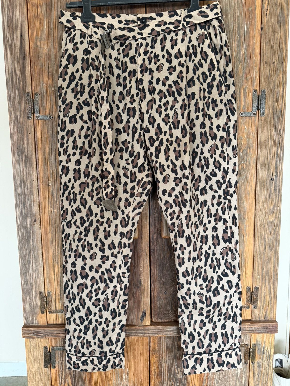 Sacai Sacai - Archive printed leopard pants Size US 33 - 1 Thumbnail