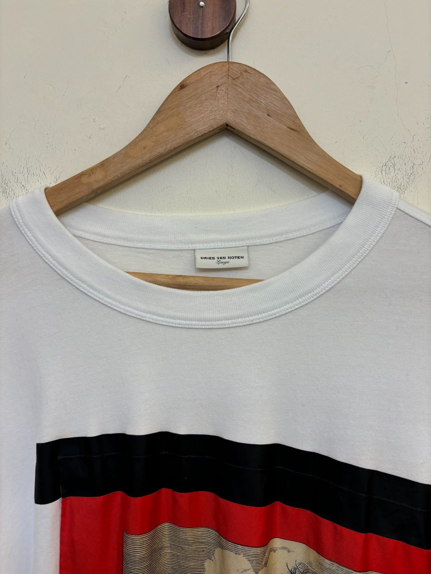 Dries Van Noten Dries Van Noten Dries van noten Silk scarf long sleeve tee Size US L / EU 52-54 / 3 - 2 Thumbnail