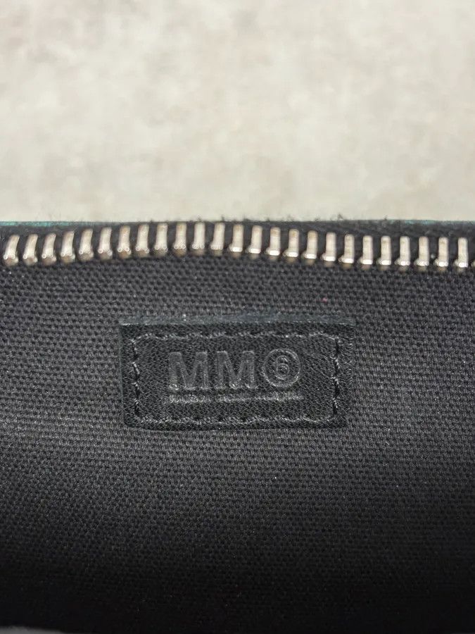 Maison Margiela MM6 Turquoise Spray Leather Wallet Size ONE SIZE - 4 Thumbnail