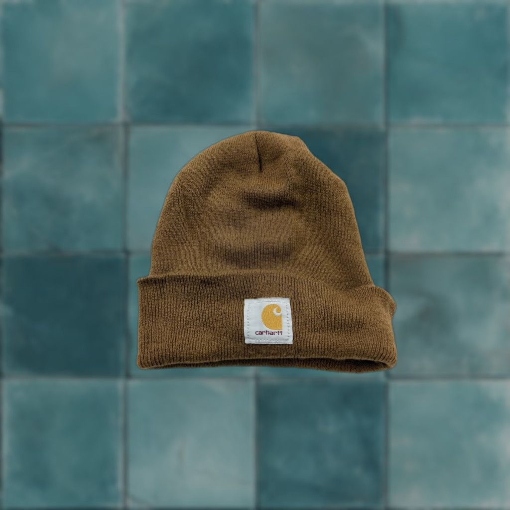 Carhartt Carhartt Hat Brown Acrylic Patch One Size Mens USA Workwear Outdoor Size ONE SIZE - 1 Thumbnail