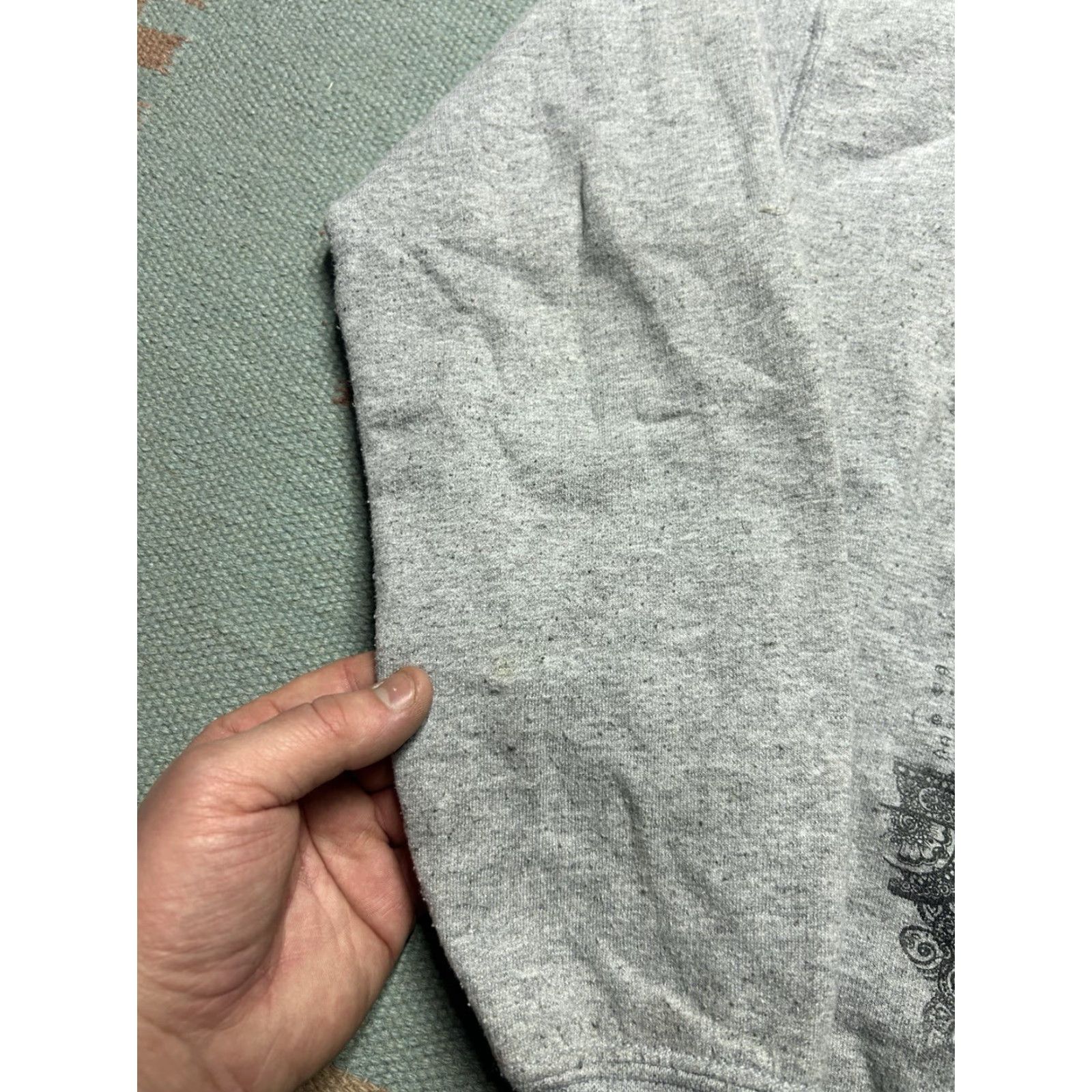 Vintage VINTAGE Sweatshirt Gray Adult Small Sacred Geometry Eyeball Spiritual Crewneck Pullover Men Size US S / EU 44-46 / 1 - 2 Thumbnail