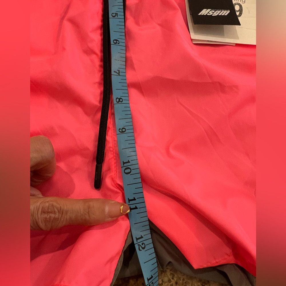 MSGM MSGM Active Neon Pink High Density Athletic Shorts NWT Size Size 32" / US 10 / IT 46 - 6 Thumbnail