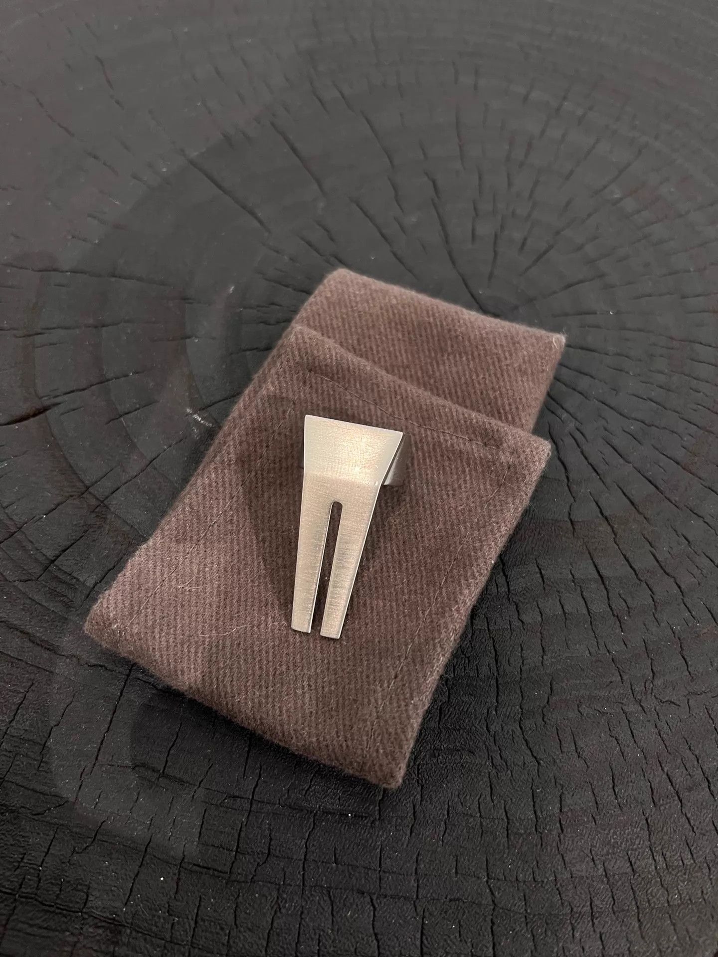 Rick Owens Rick Owens Open Brushed Ring Size 52 Size ONE SIZE - 2 Thumbnail