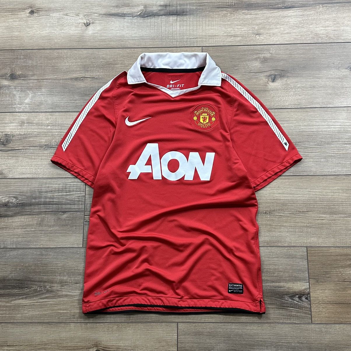 Nike Nike Manchester United 2010-2011 Home Football Soccer Jersey Size US S / EU 44-46 / 1 - 1 Thumbnail