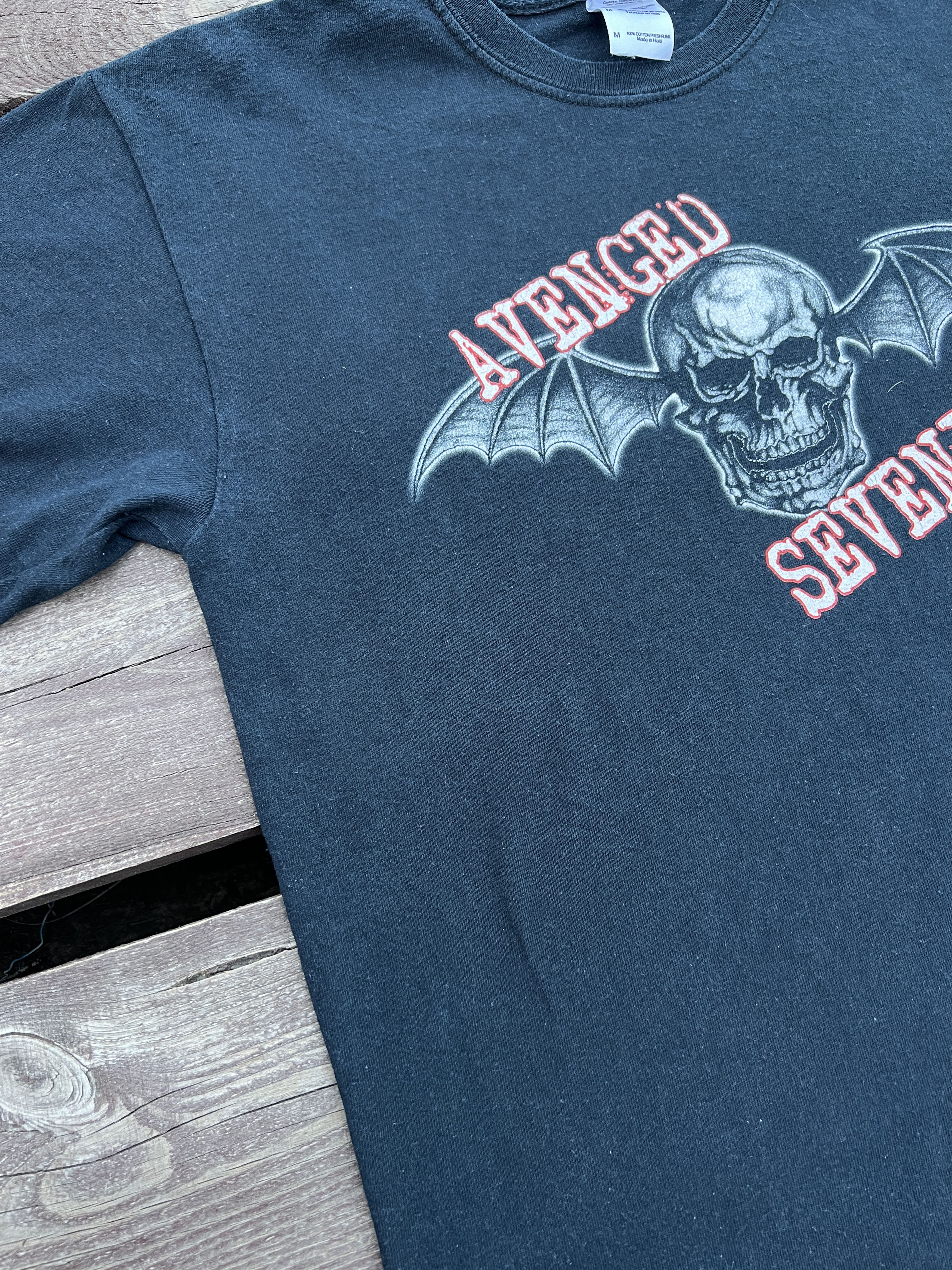 Band Tees Vintage 2000s Avenged Sevenfold Rock Band T-shirt Size US M / EU 48-50 / 2 - 5 Thumbnail