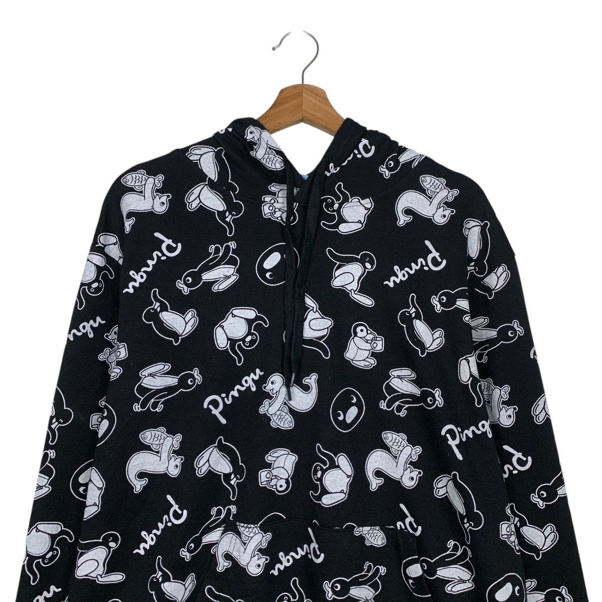 Japanese Brand PINGU All Over Print Pullover Hoodie Sweatshirt #3636-C166 Size US L / EU 52-54 / 3 - 8 Thumbnail