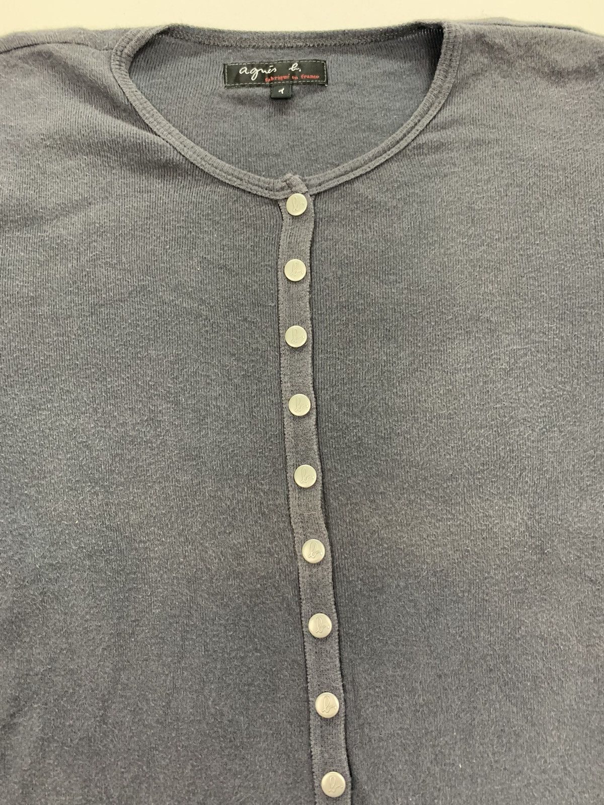 agnes b. Agnes B. Knitt snap button cardigan Size M / US 6-8 / IT 42-44 - 9 Thumbnail