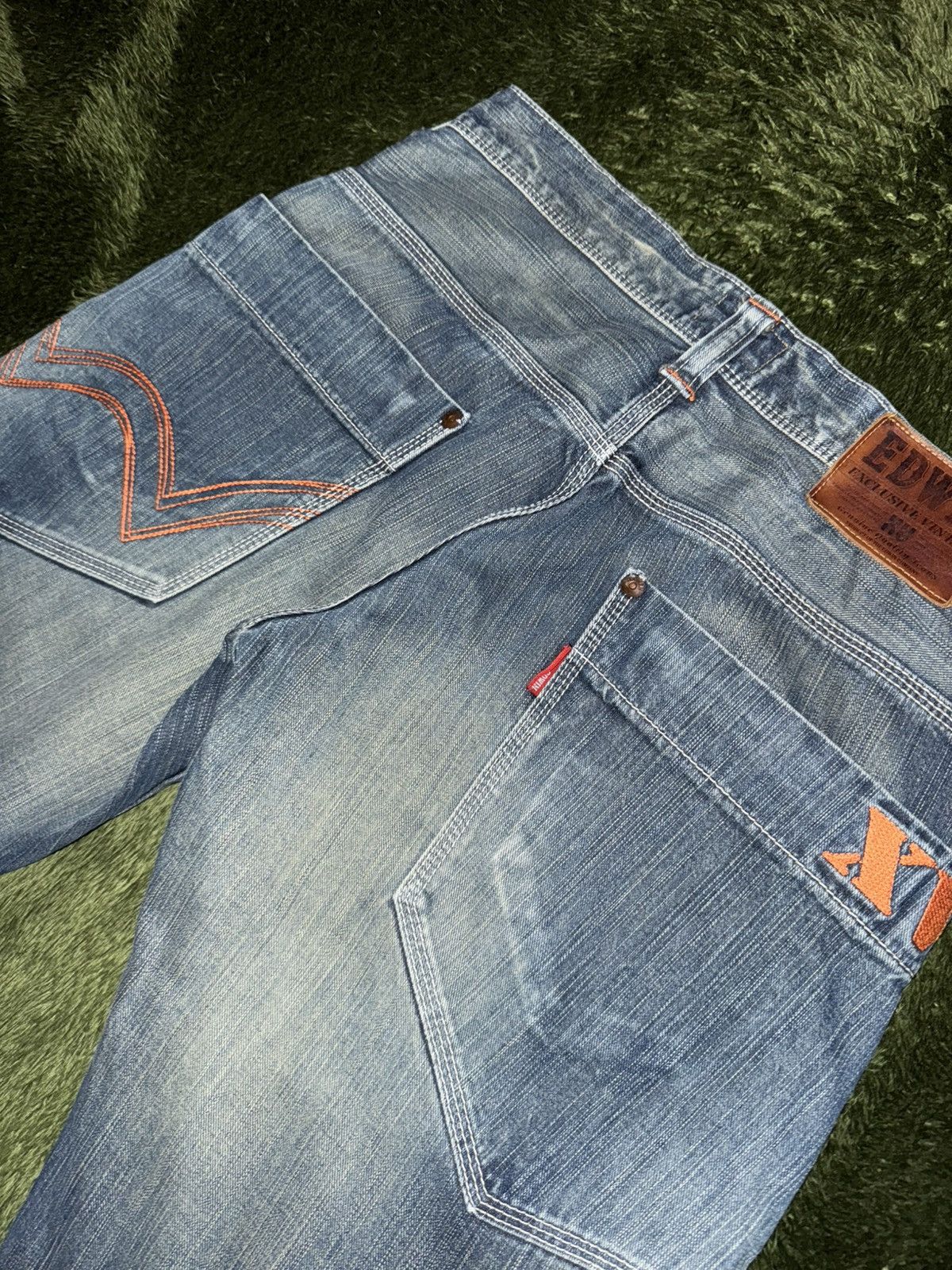 Edwin [32] EDWIN Japan Panel Detail Triple-Stitch Denim Pants Size US 32 / EU 48 - 10 Thumbnail