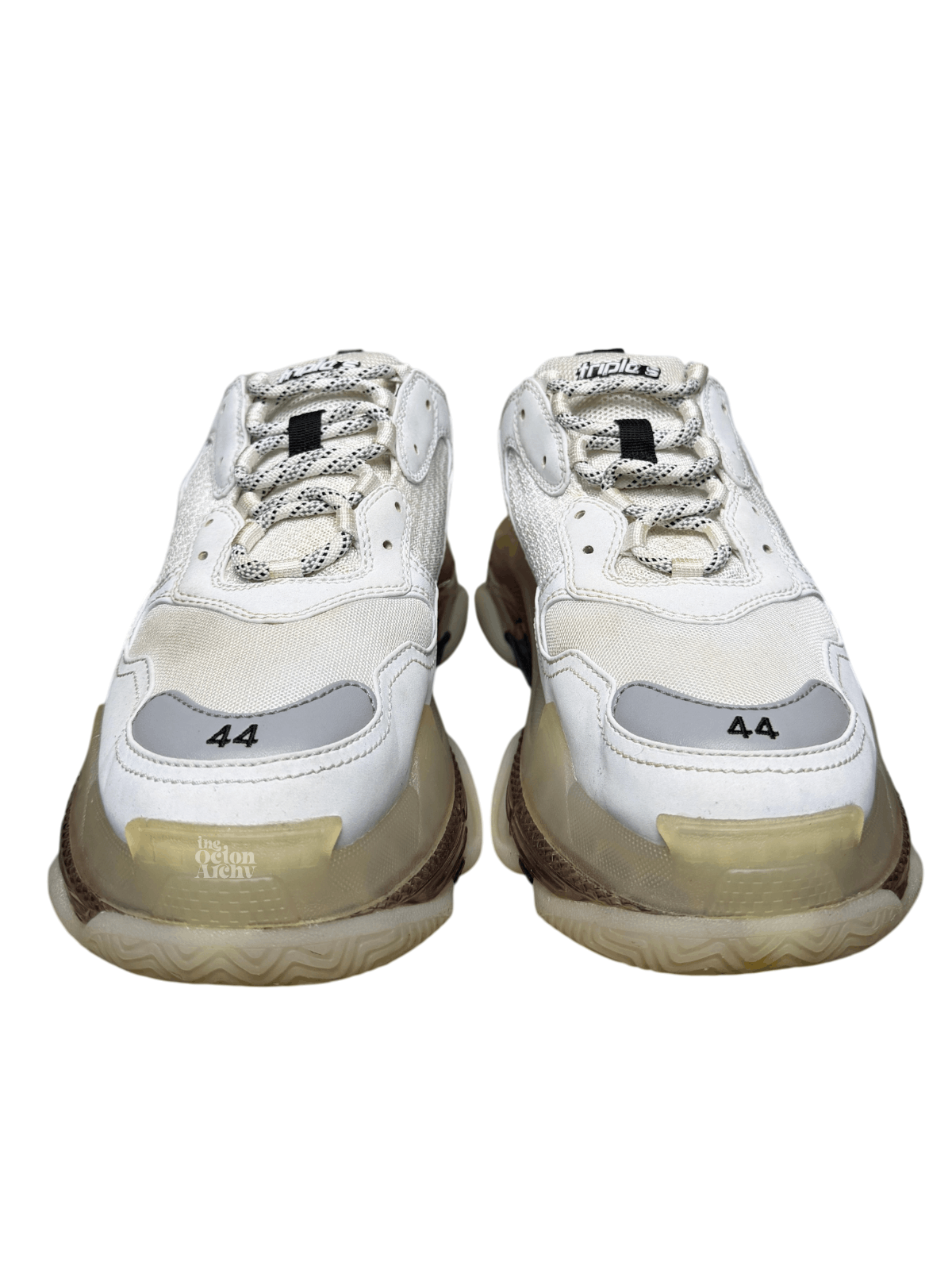 Balenciaga Balenciaga Triple S Sneaker 'Clear Sole - White Grey' Size US 11 / EU 44 - 3 Thumbnail