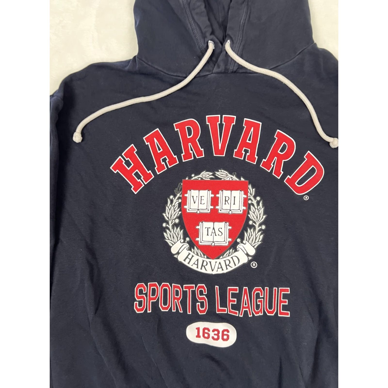 H&M Harvard Hoodie Sweatshirt Womens M Blue NCAA H&M Retro VTG Pullover Hooded Size M / US 6-8 / IT 42-44 - 2 Thumbnail