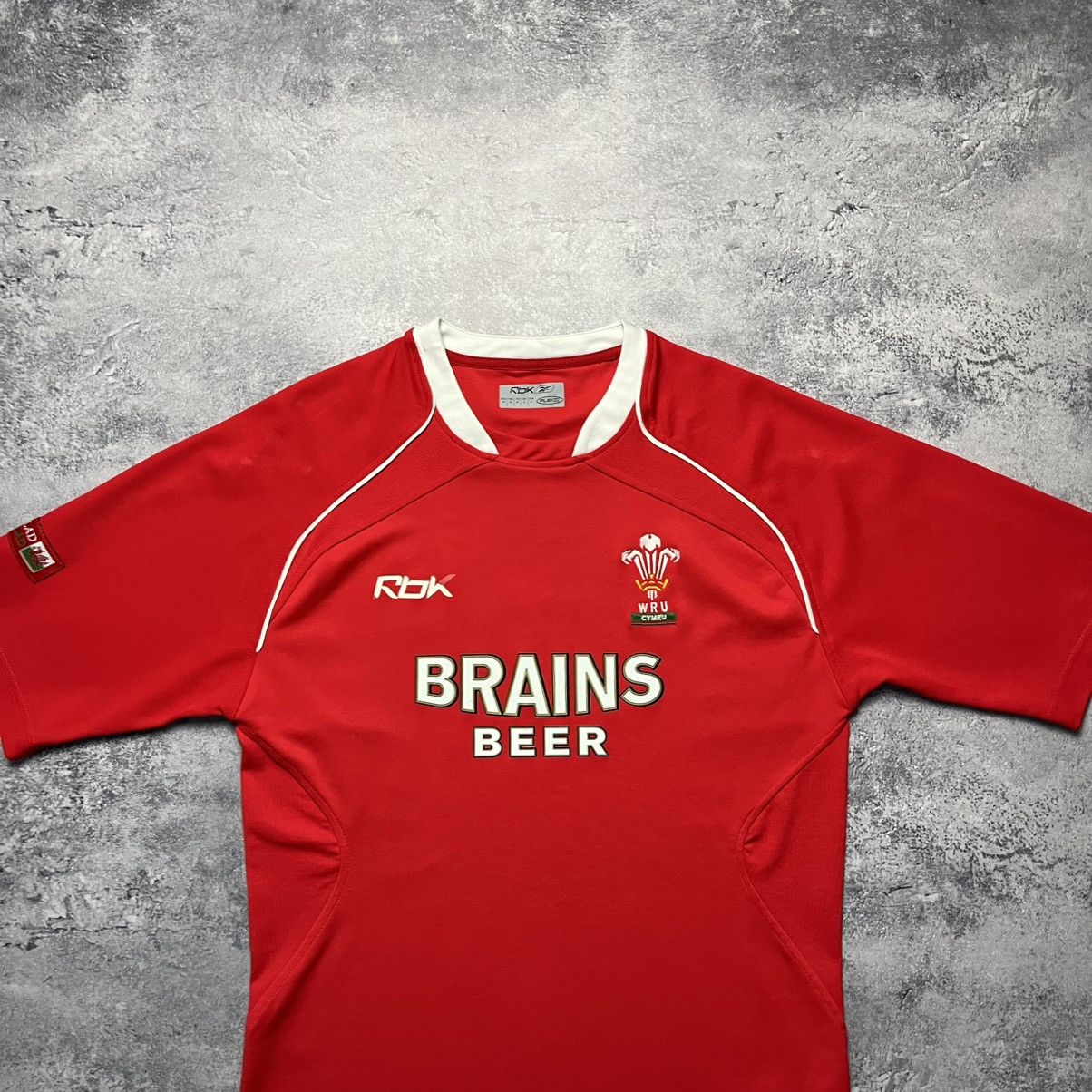 Reebok Vintage Reebok Wales Rugby Union WRU Jersey England League Size US S / EU 44-46 / 1 - 2 Thumbnail