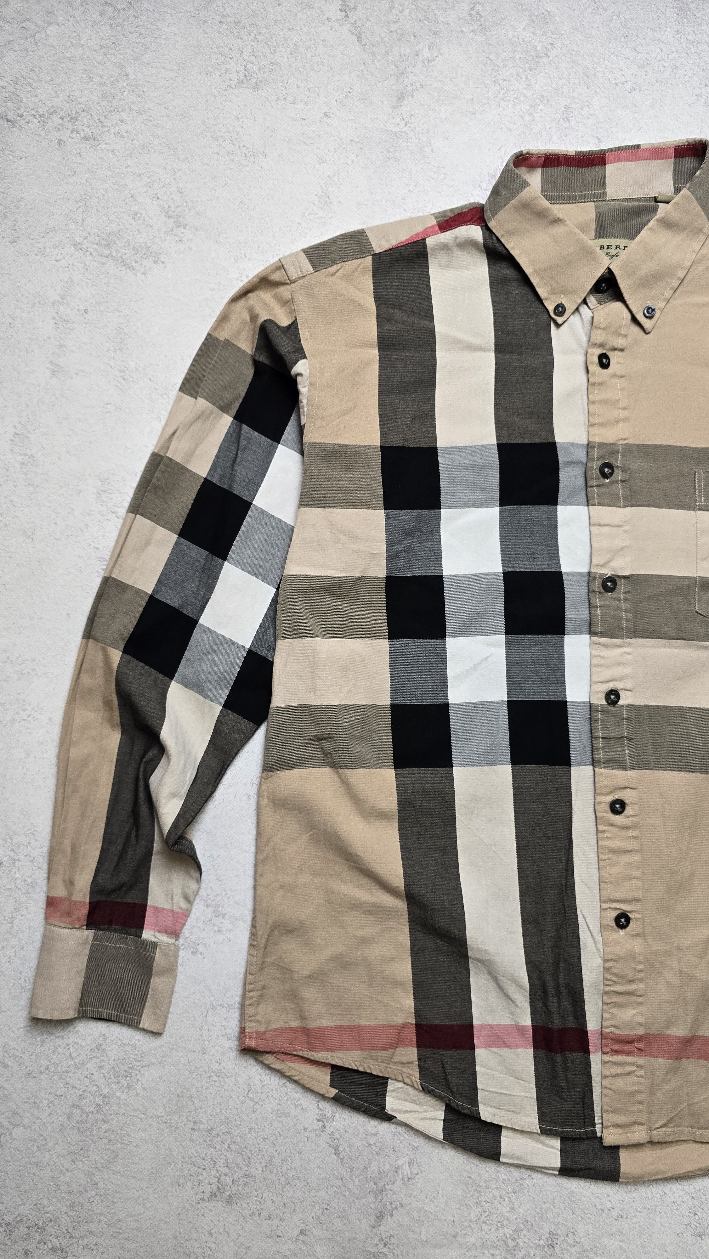 Burberry Burberry Nova Check Shirt Button Down Designer Luxury Size US XL / EU 56 / 4 - 6 Thumbnail