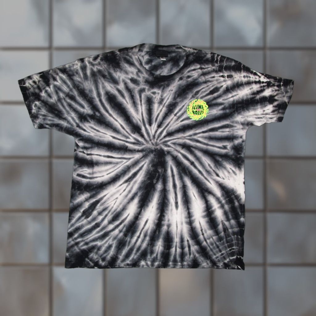 Vintage NHS Shirt Mens XL Gray Tie Dye Short Sleeve Crew Neck Tee - 100% Cotton with SLIME BALLS Graphic - Regular Fit - Vintage? No Size US XL / EU 56 / 4 - 1 Thumbnail