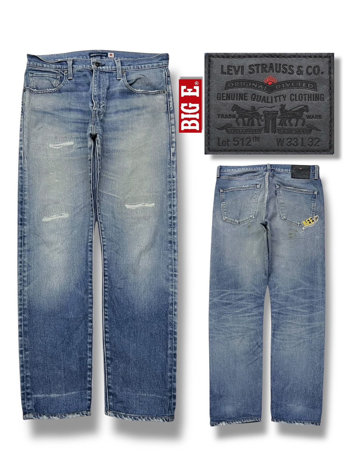 Levi's Made & Crafted Vintage Levi’s 512 Made & Crafted Big E Japan - Faded Wash Size US 34 / EU 50 - 1 Thumbnail