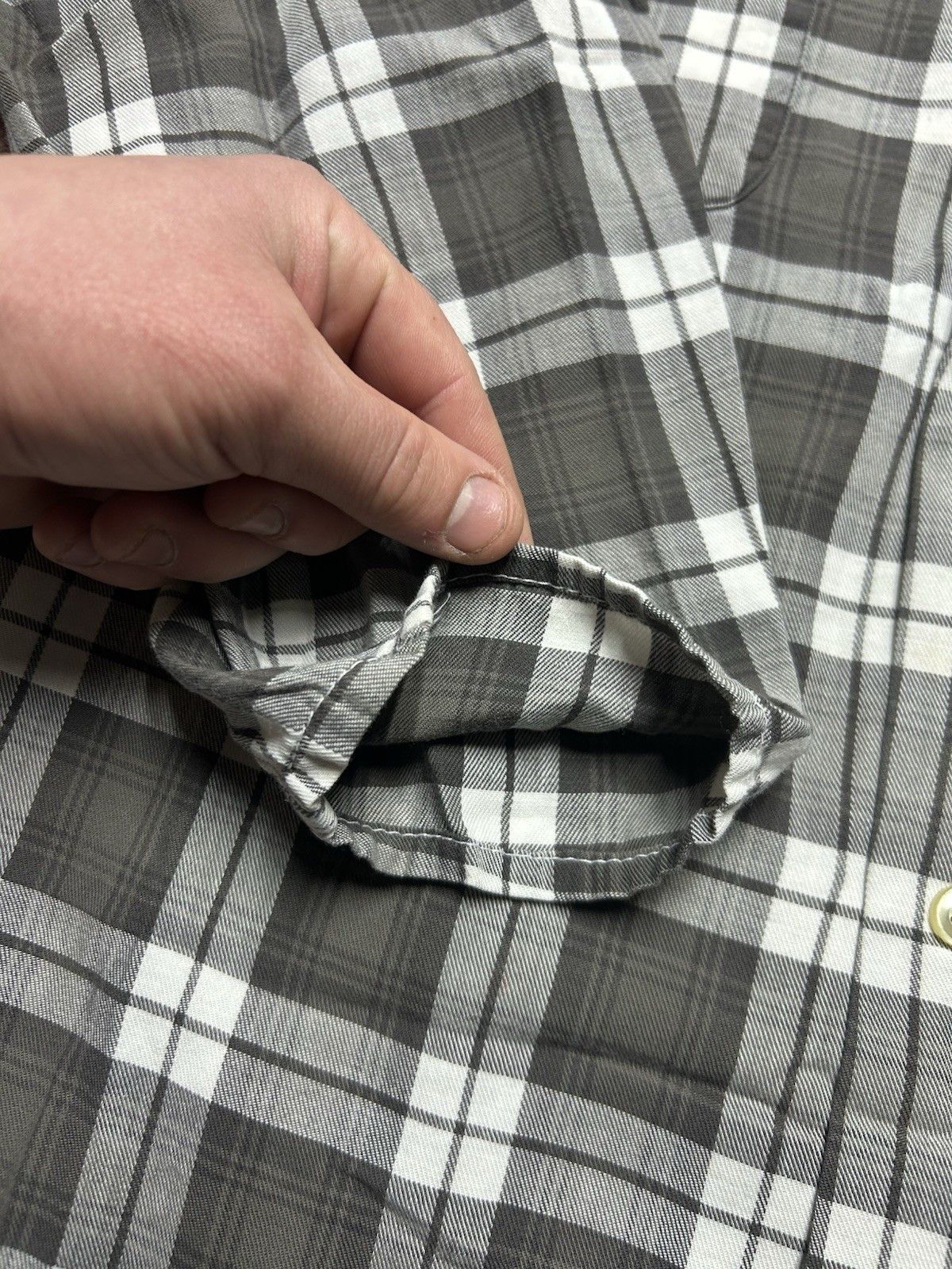Vintage Vtg 1950s loop collar shirt Towncraft black whit rayon small Size US S / EU 44-46 / 1 - 3 Thumbnail