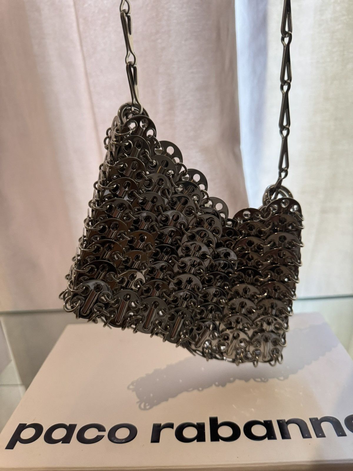 Paco Rabanne Silver 1969 Nano bag Size ONE SIZE - 8 Thumbnail