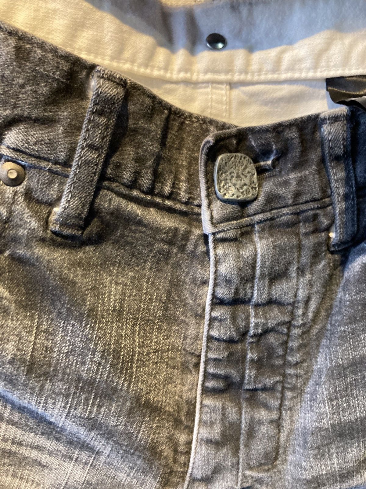 Fagassent Toshiki Aoki Seigeki Grey Fade Denim Size US 28 / EU 44 - 3 Thumbnail