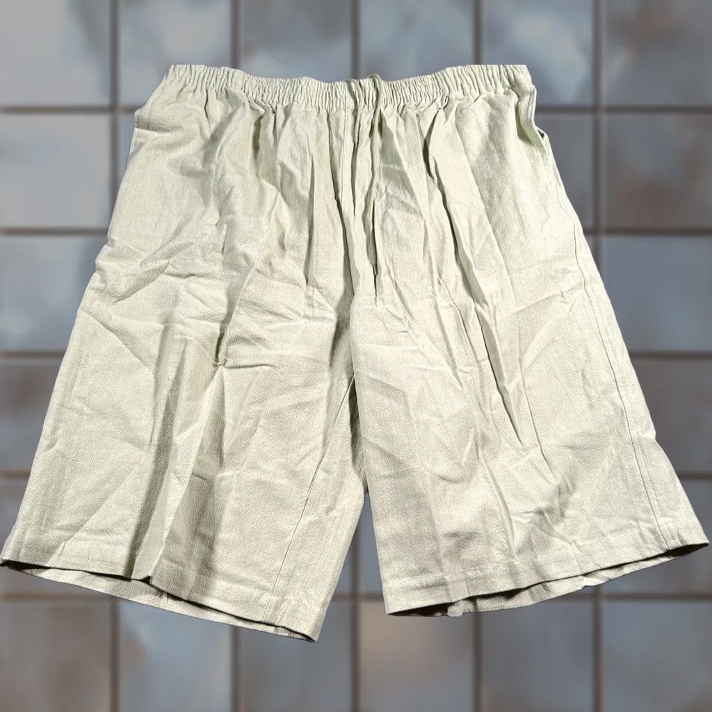 Vintage KINGSIZE Men 2XL Sweat Shorts Drawstring Pockets Fleece Big & Tall Green Athletics Casual Men Size US 38 / EU 54 - 1 Thumbnail