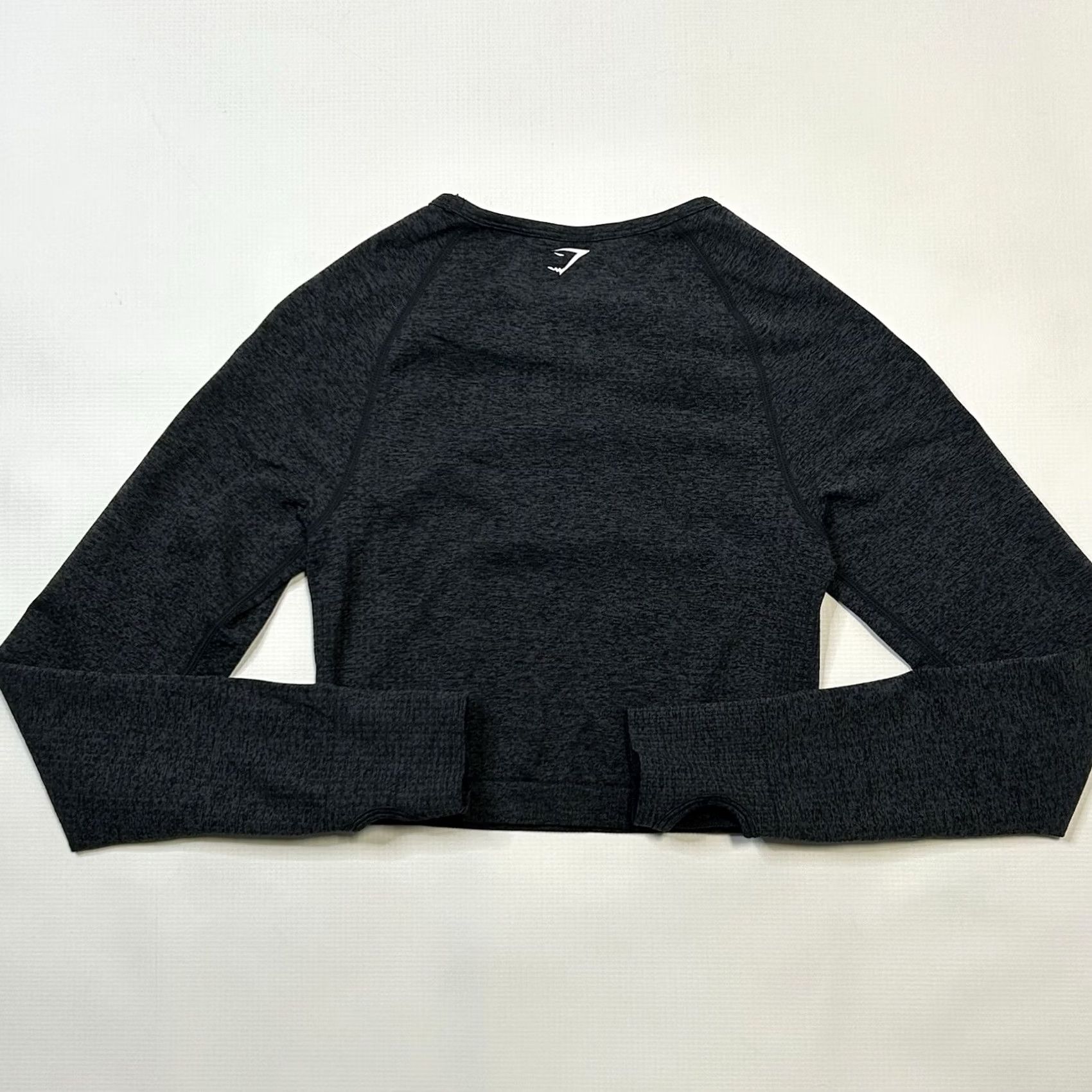 Gymshark Gymshark Adapt Seamless Cropped Top Womens Size S Charcoal Black Shirt Womens XS XS Size S / US 4 / IT 40 - 3 Thumbnail