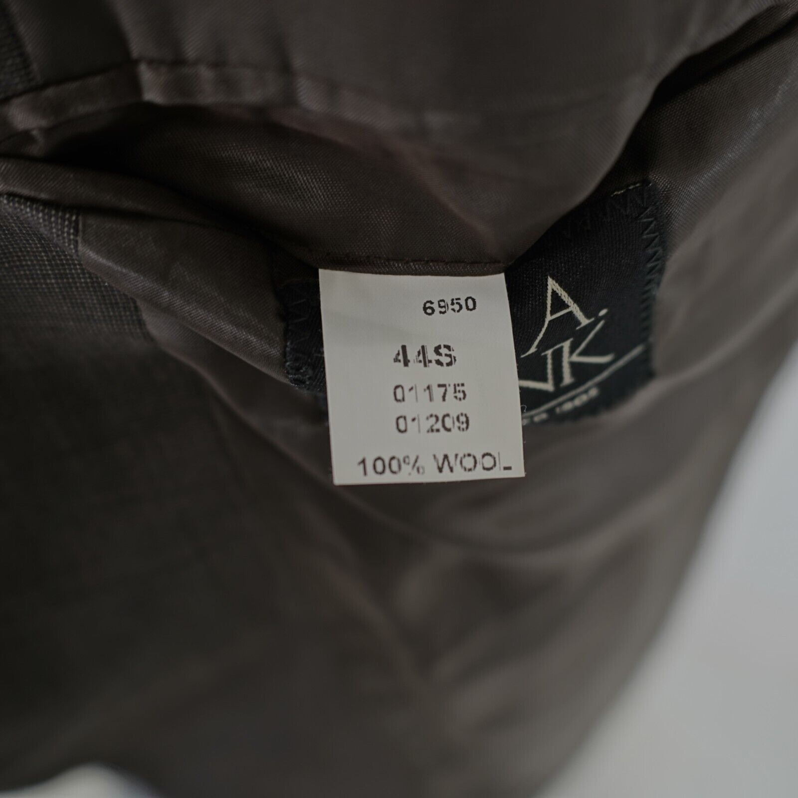 Jos. A. Bank Jos A Bank Green Beige Birdseye Wool 2 Piece Suit 44S 40/30 Size 44S - 14 Thumbnail