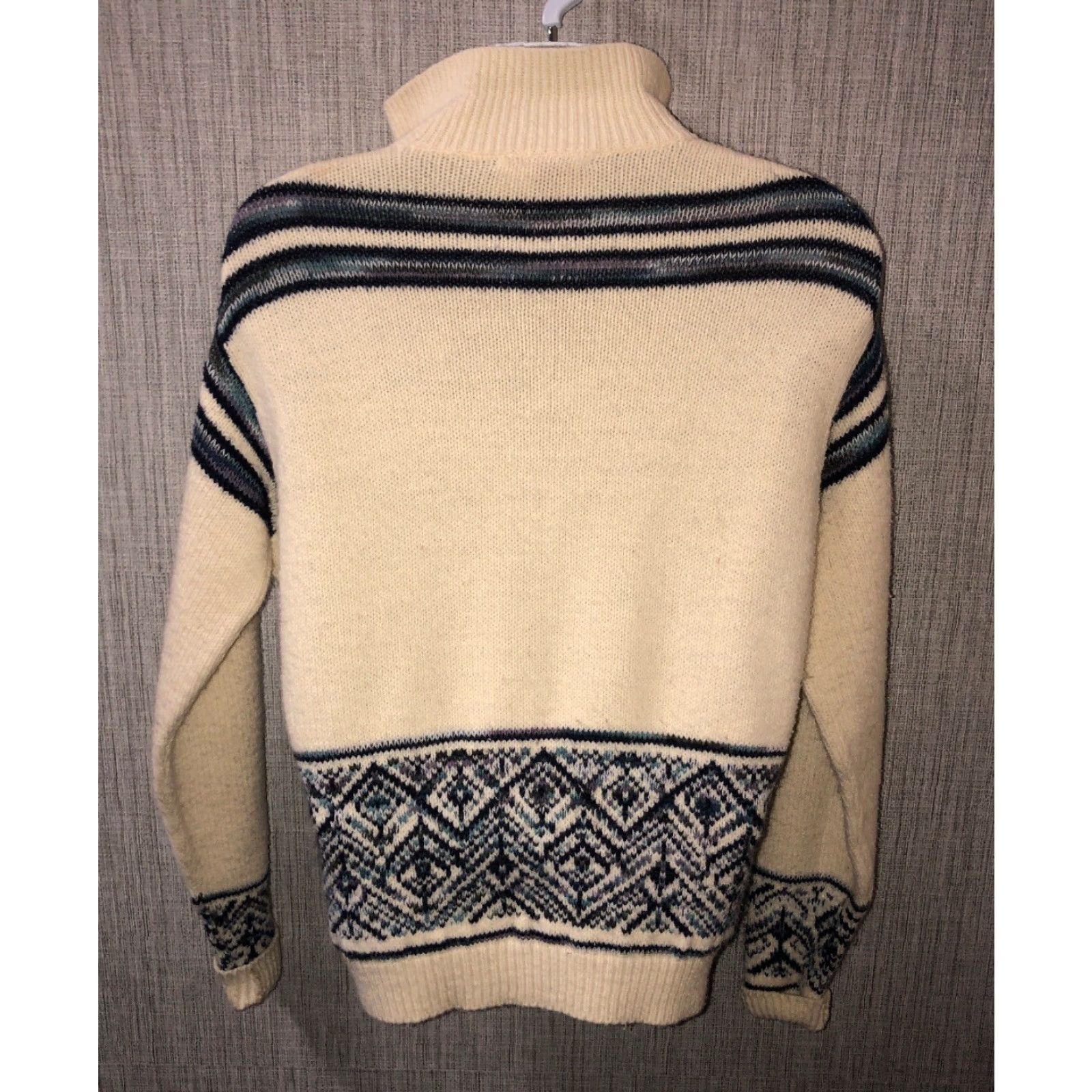 Jantzen VINTAGE Jantzen Sweater Mens USA Ivory L Size Regular Casual Sweater Mens Size US L / EU 52-54 / 3 - 4 Thumbnail