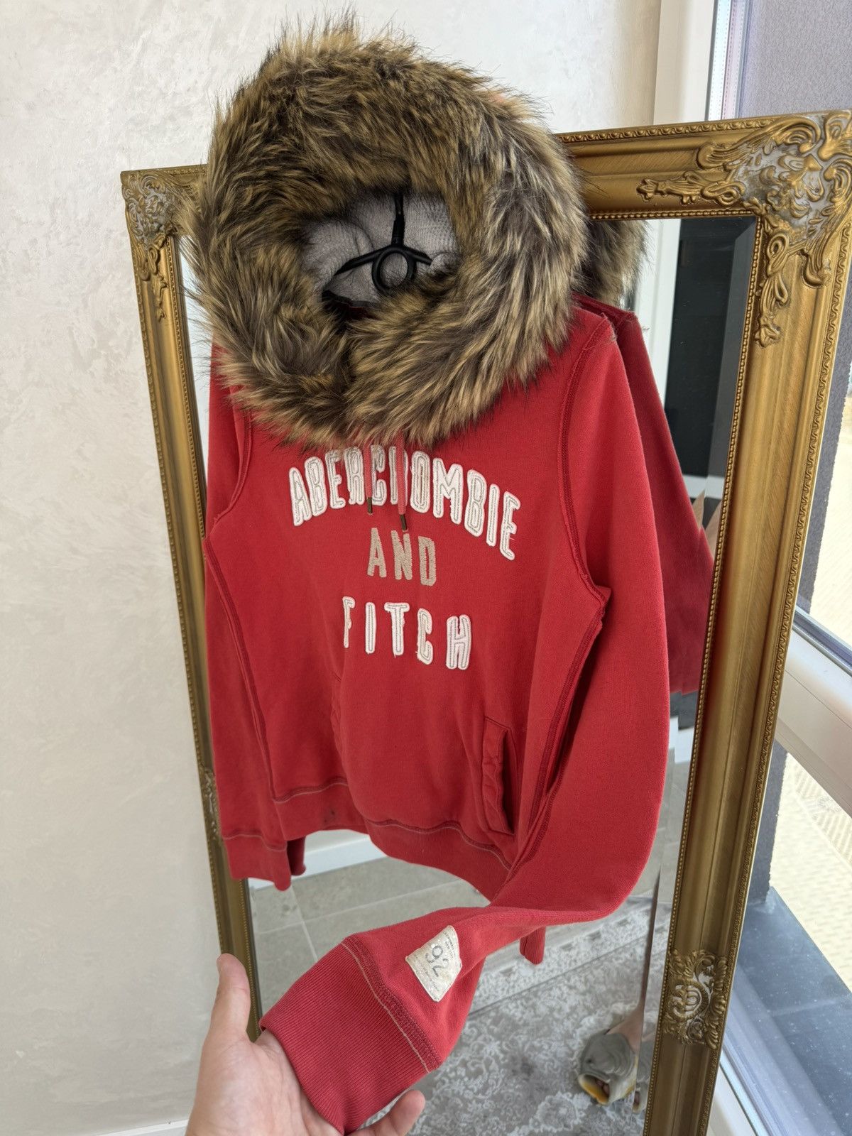 Abercrombie & Fitch Vtg Y2K If6was9 LGB Goa Vibe Abercrombie Fitch fur Hood Size US S / EU 44-46 / 1 - 2 Thumbnail