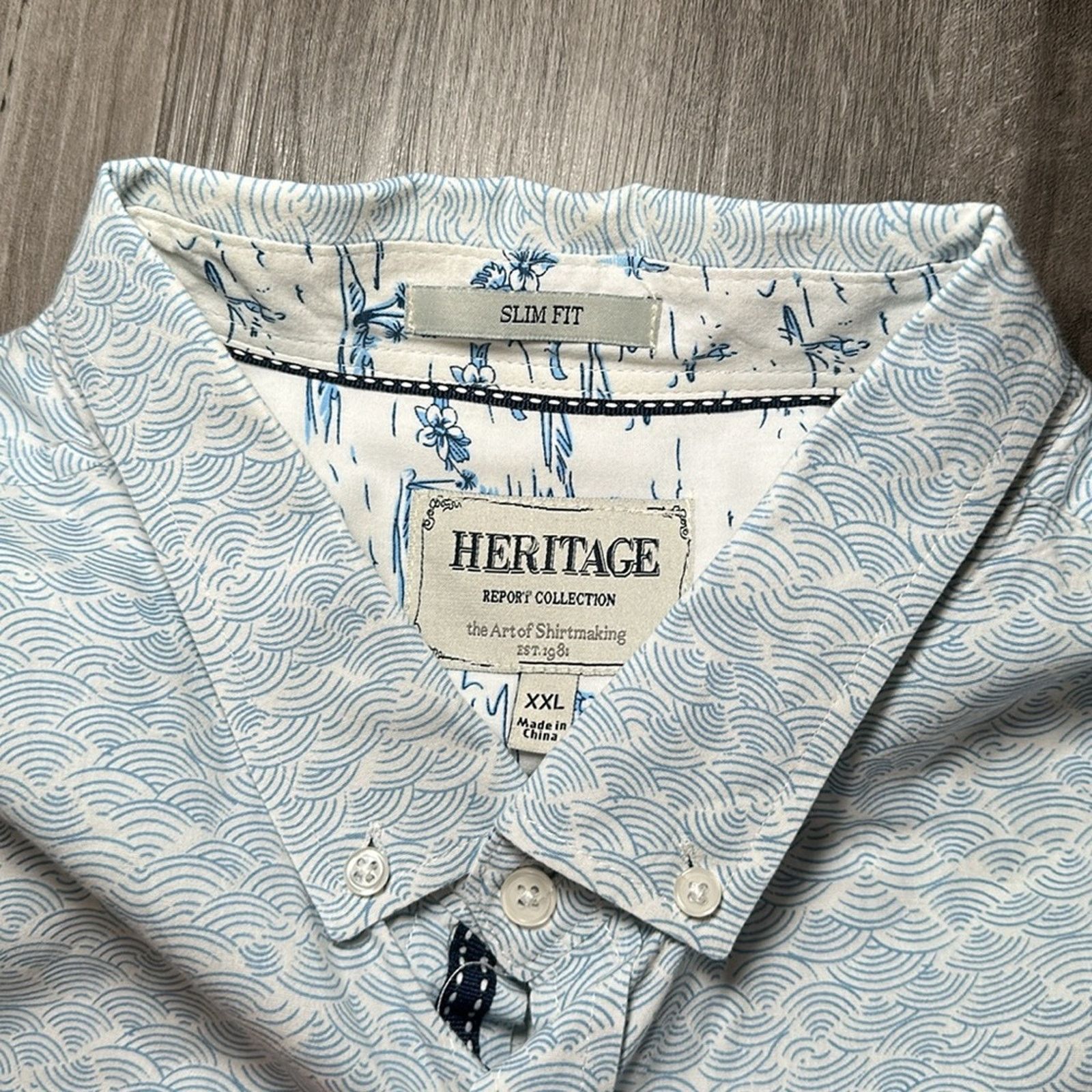 Report Collection Report Collection Heritage Slim Fit Short Sleeve - 2XL Size US XXL / EU 58 / 5 - 6 Thumbnail