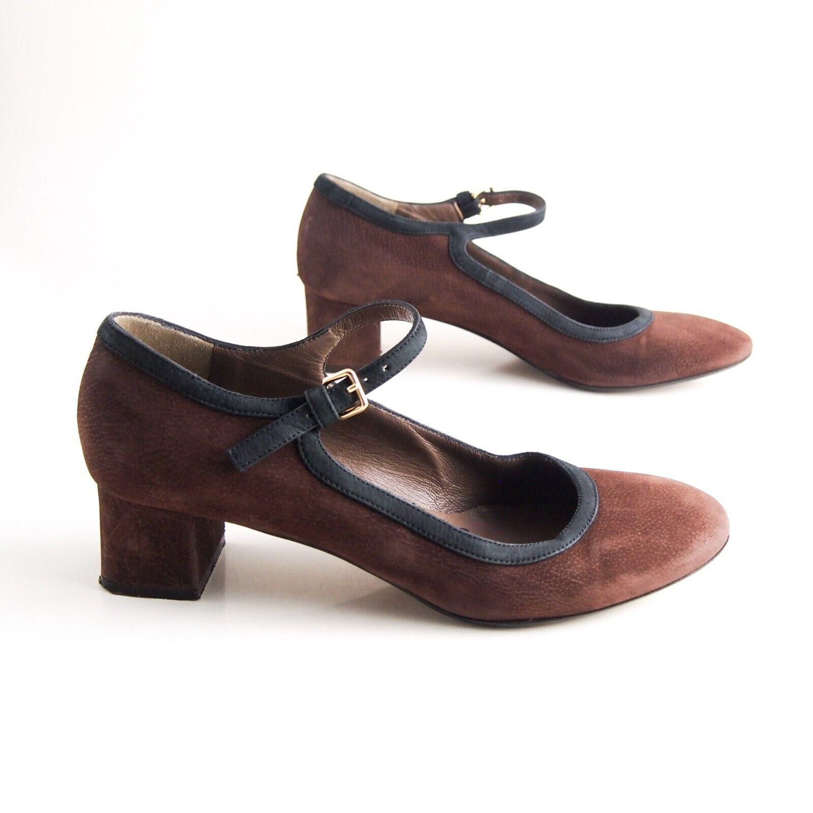 Marni Marni Mary Jane Sandals Brown Suede Womens US 10 EU 40 Size US 10 / IT 40 - 5 Thumbnail