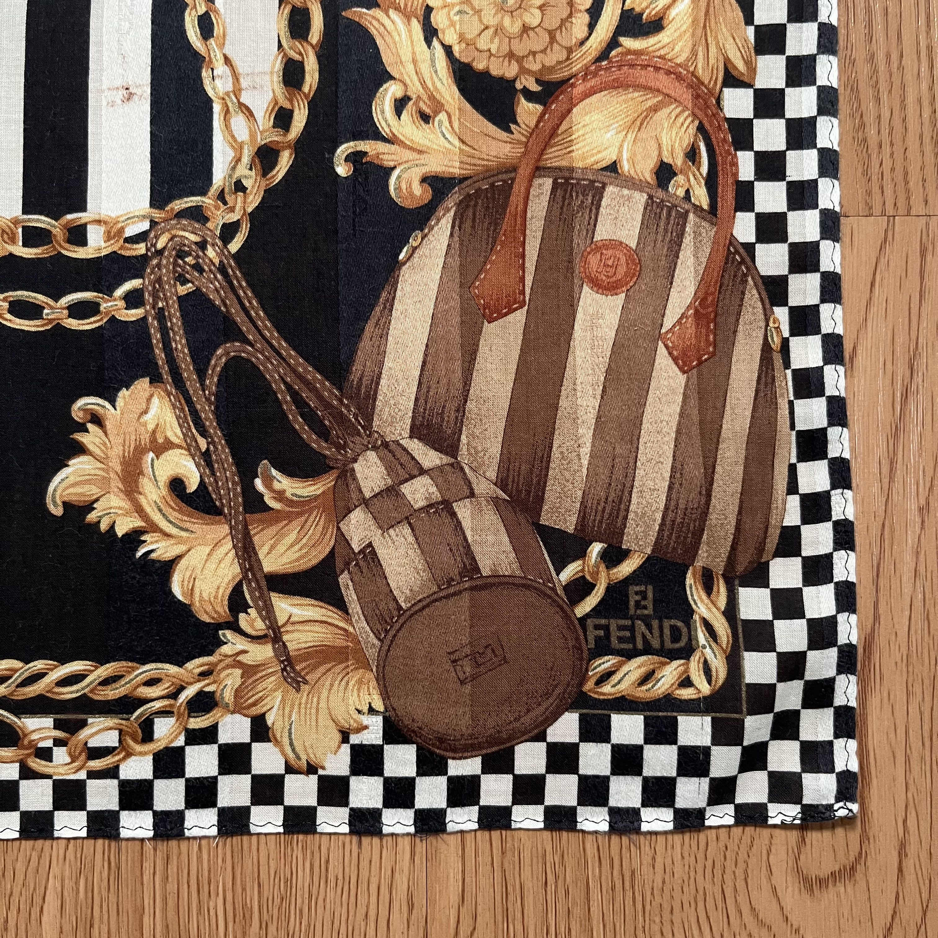 Fendi Vintage Fendi Handkerchief Size ONE SIZE - 2 Thumbnail