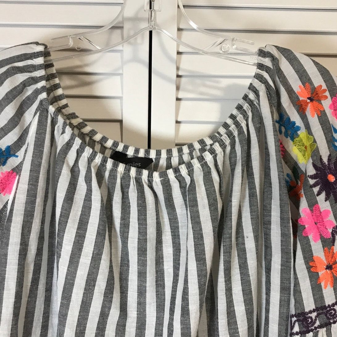 Other Ali Miles Floral Off-the-shoulder Bell Sleeve Tunic XL Size XL / US 12-14 / IT 48-50 - 6 Thumbnail